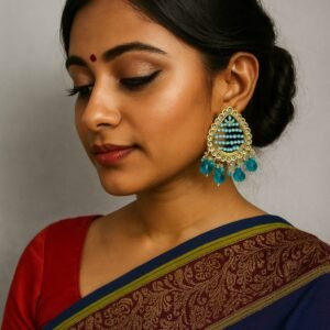 Peacock Shine Jhumka