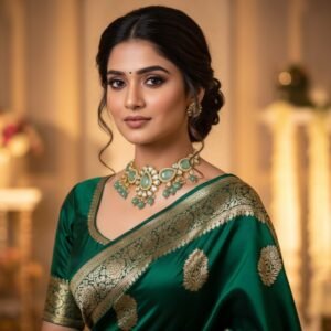 Golden Glow Choker Set |Necklace Set