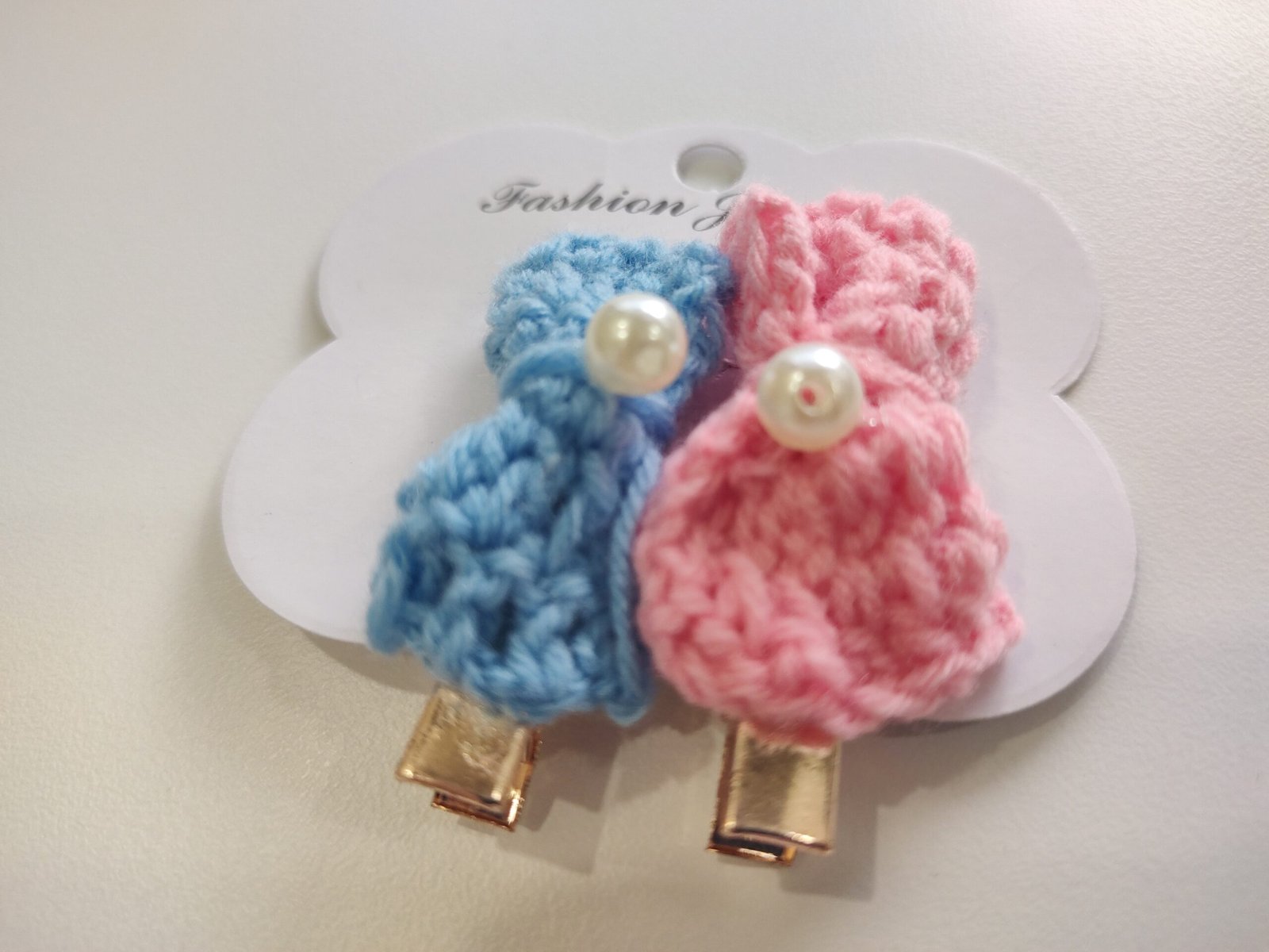 Handmade crochet Woolen Girl Hair Clip - Image 2