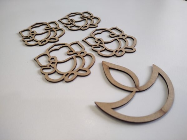 MDF Ganesha Cutouts with Diya - Image 3