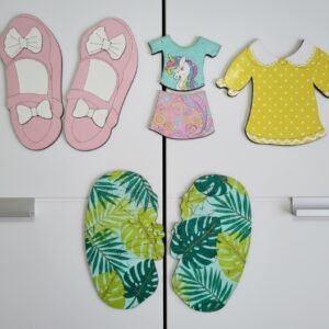 MDF Cutout Decor for Kids Wardrobe & Shoe Rack
