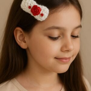 Handmade Woolen Baby Girl Hair Clip