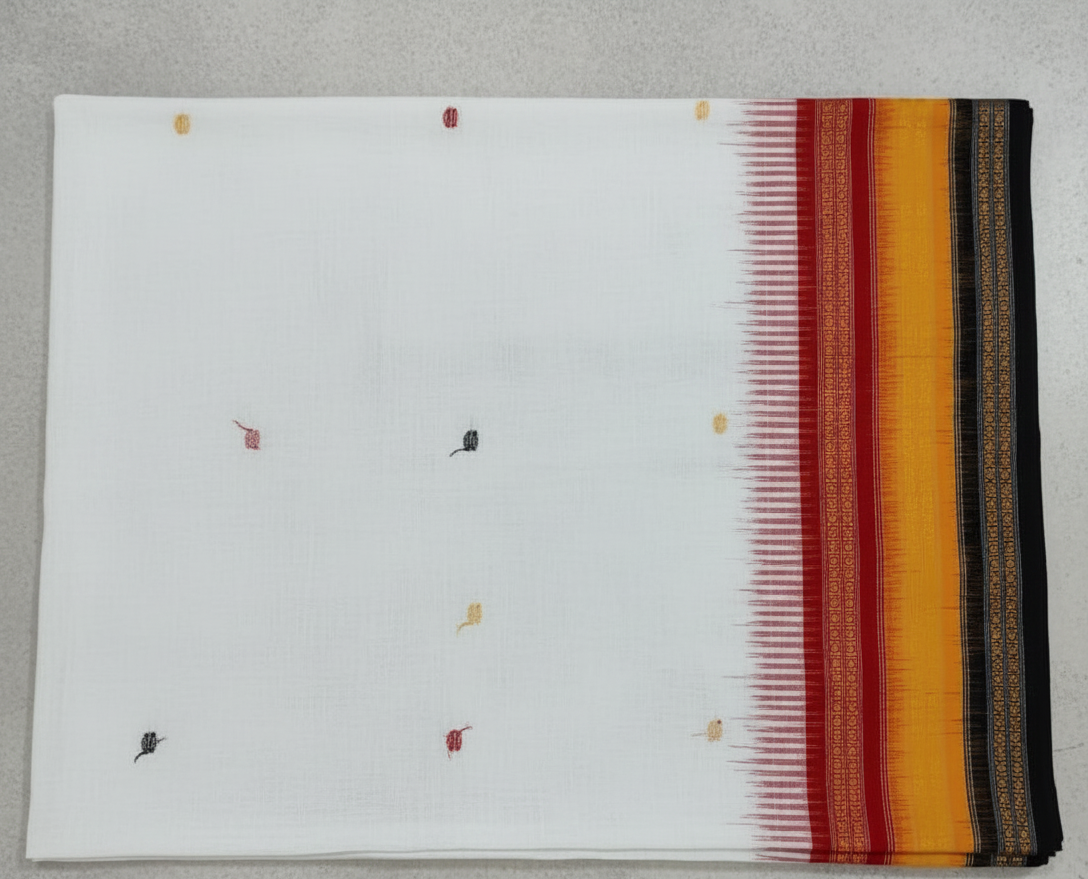 IKAT Handloom Cotton Sambal-Puri Saree | Authentic Ikat Weaving Work